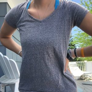 Heather grey short sleeve shirt